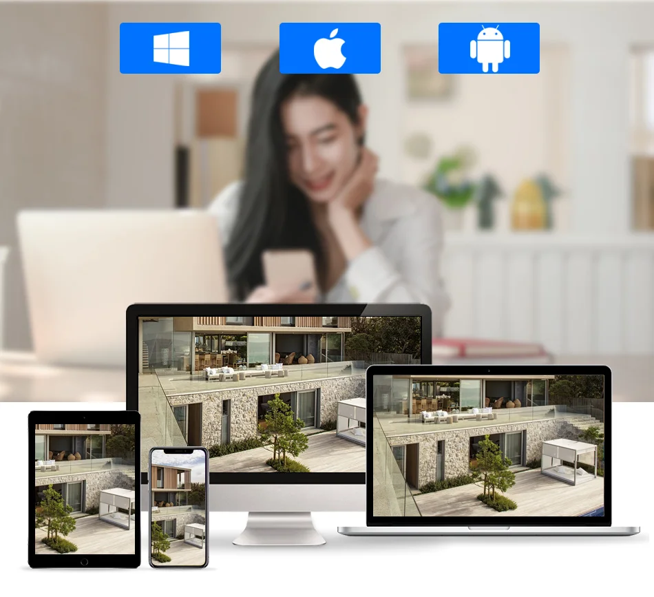 48v sistema de cctv câmera ip ao