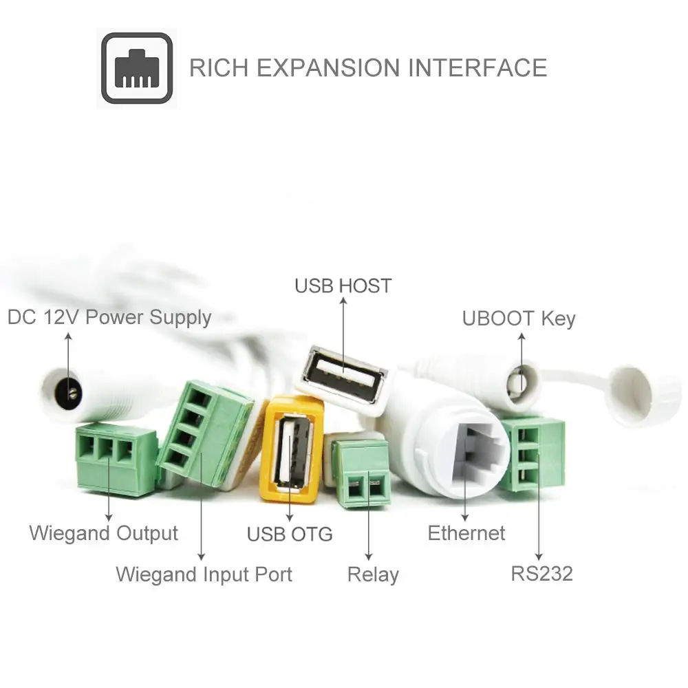 7-inch Touch Screen Face Recognition 2.0MP IP Camera TCP/IP Access Control Integrated Attendance Machine Suitable For Door Entry - Famidy.com