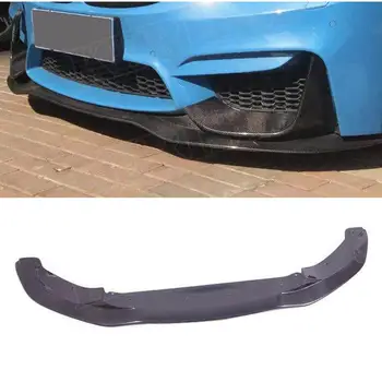 

Carbon fiber Front Bumper lip Splitter Fins Body Spoiler For bmw m4 2015-2018