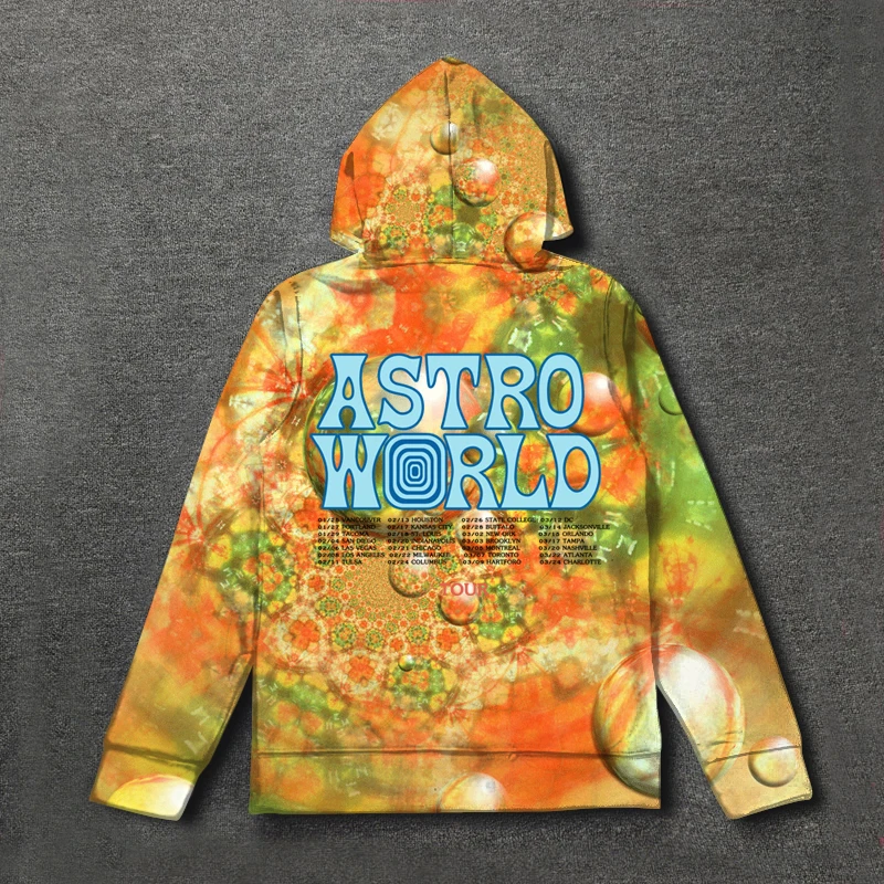 Новинка Трэвиса Скотта ASTROWORLD толстовки для мужчин и женщин странные вещи