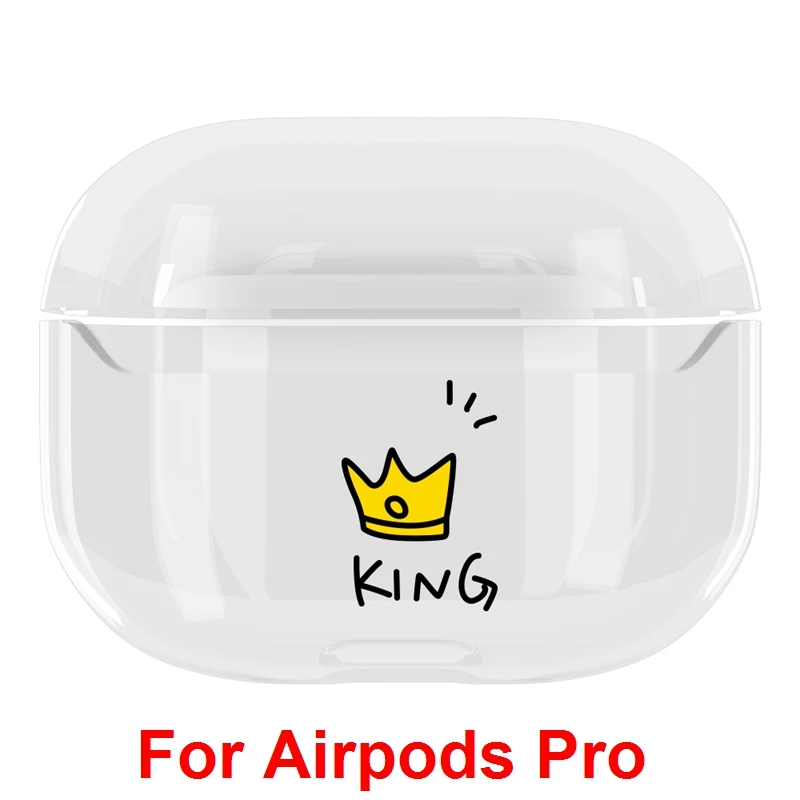 For AirpodsPro 02 Прозрачные чехлы для наушников для Apple AirPods Pro, 3-е зарядное устройство, милый жесткий чехол из поликарбоната с кристаллами для Airpods 2nd 1, чехлы - Цвет: For AirpodsPro 02