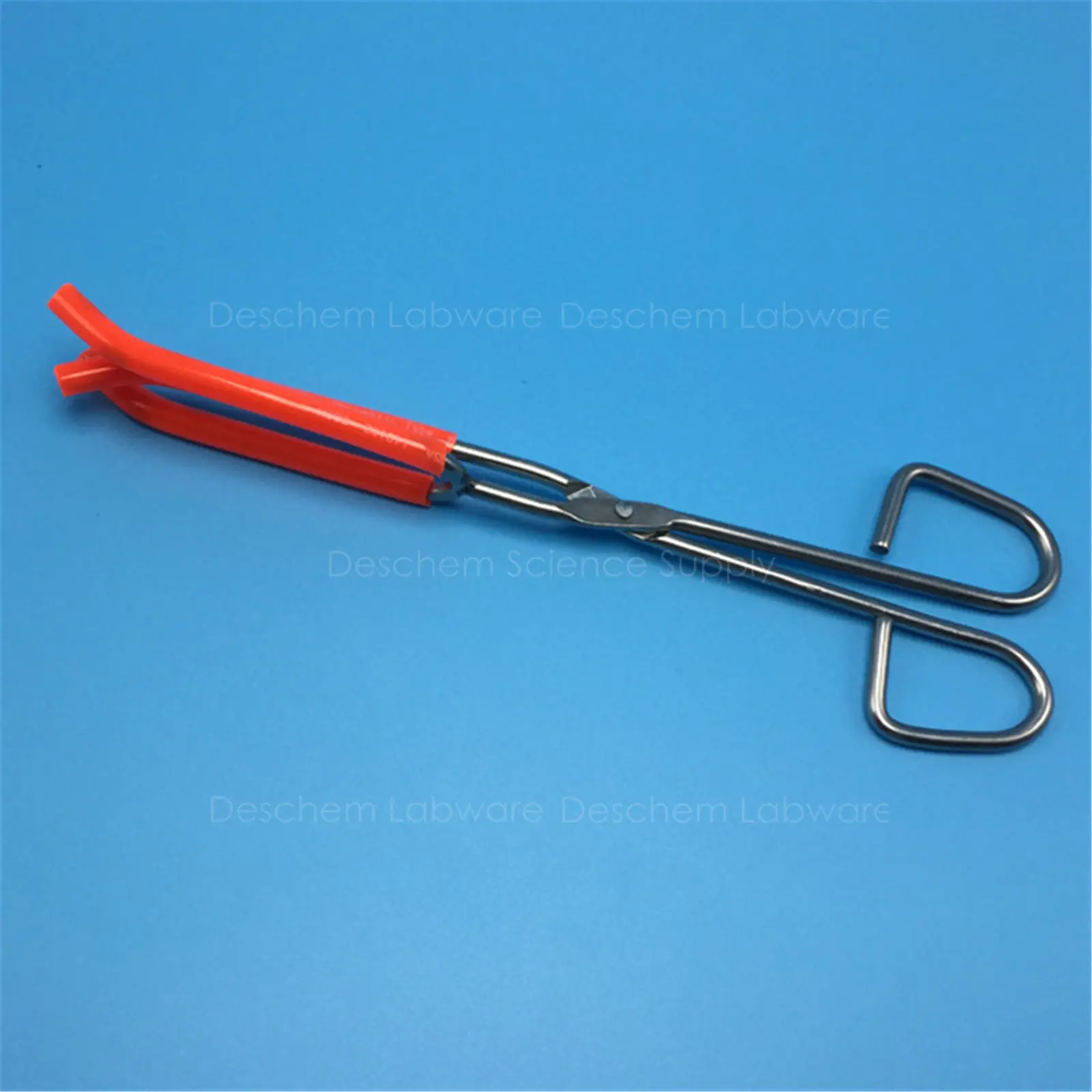 Lab Beaker Tongs Three Prong Iron Holder Clip Total Length 260mm