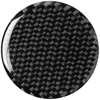 

Car Carbon Fiber Multimedia Knob Cover,Center Console Knob Decorative Cover for 2019-2020 3 Series G20 G28 325Li 330D