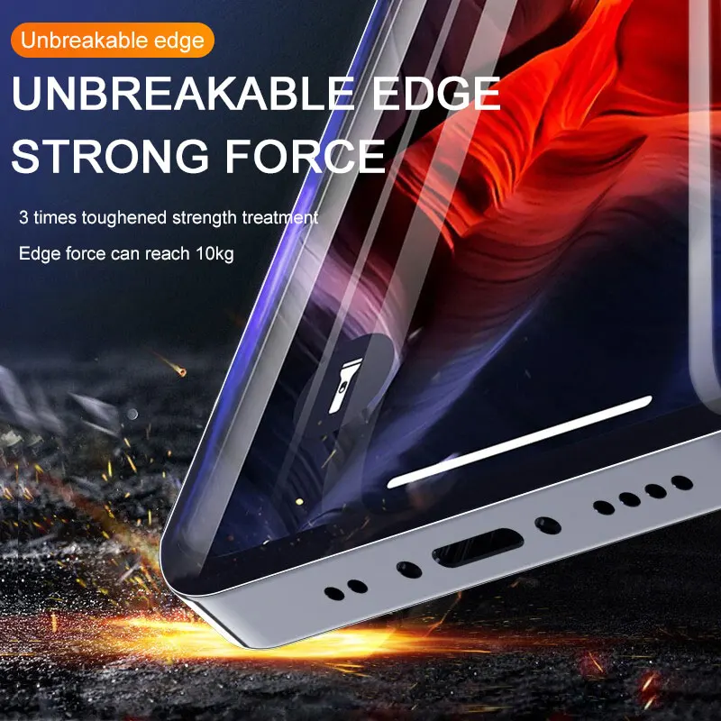 3Pcs Full Cover Tempered Protective Glass For iPhone 11 12 Pro Max Mini X XR XS MAX Screen Protector On iPhone 7 8 Plus SE 2020