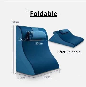 Bedside Cushion Office Memory Foam Seat Cushion Large Backrest Lumbar Support Bed Reading Back Sofa Gift Home Decor 