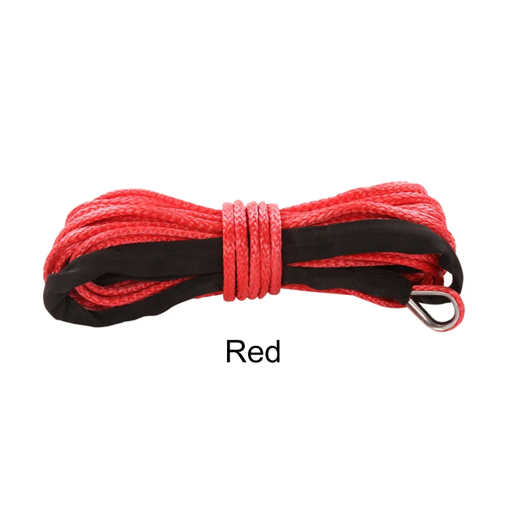 Трос для лебедки трос с оболочкой серый синтетический буксировочный 15 м 7700