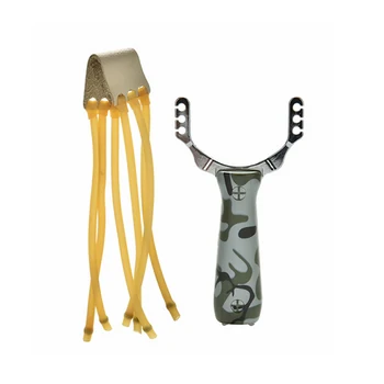 

Professional Metal Slingshot Sling Shot Catapult Camouflage Bow Safety Un-hurtable Outdoor Game Playing Tools