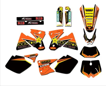 

For EXC SX 2000-1998 New Motorcycle Decals & Backgrounds Graphic Stickers FOR KTM SX EXC 125 200 250 300 380 400 2000 1999 1998
