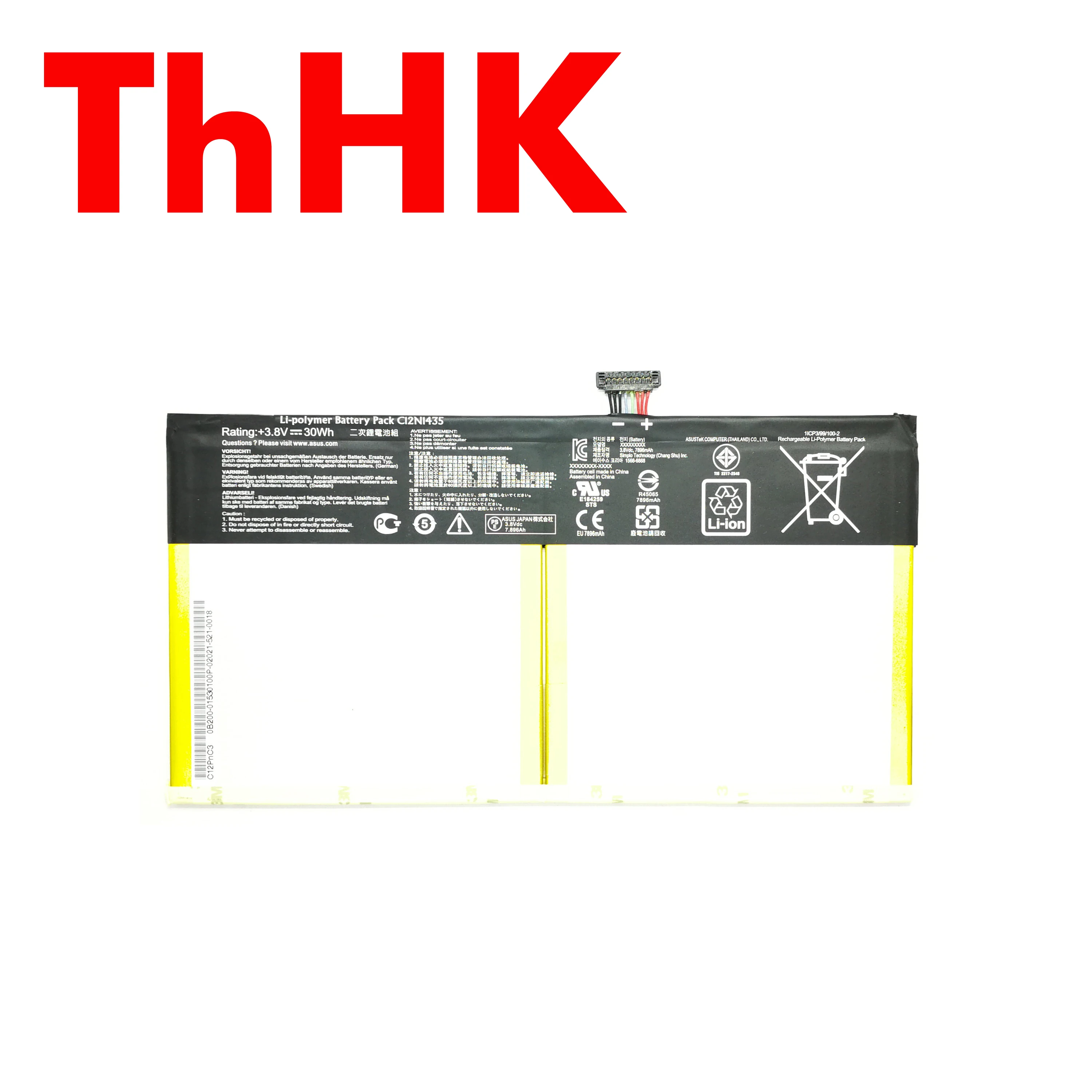 Ноутбук ThHK C12N1435 Аккумулятор для ноутбука Asus T100HA T100HA-FU006T 10 1 дюйма 2 в с сенсорным
