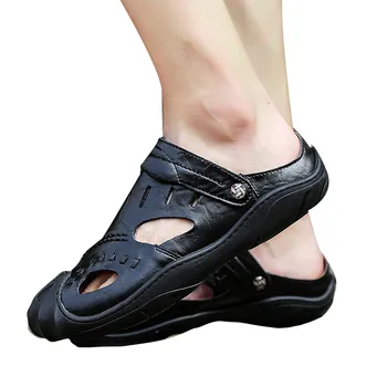 

Vogue Men Sandals Summer Men Shoes Breathable Walking Beach Sports Slippers Couple men\x27s Shoes Casual Large Size 18Apl23