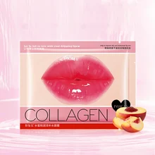 Кристаллический Коллаген для губ маска увлажняющая эссенция подушечуи для ухода за губами питание против-профилактика старения Увлажняющая Маска осветляющая линия улыбки