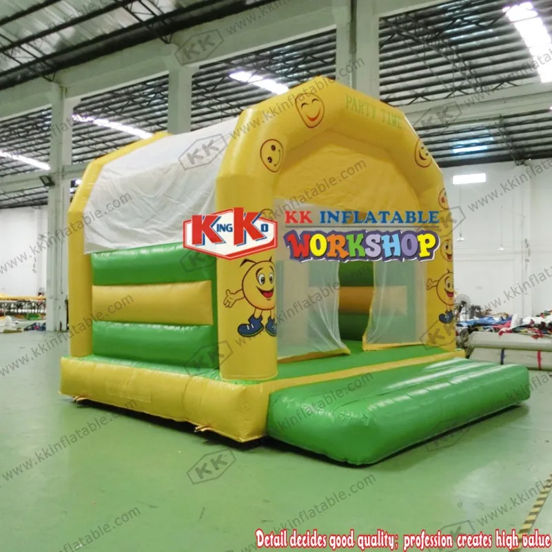 

Smile party jumping bouncer for kids , Emoji Jumping Inflatable bouncer with air blower