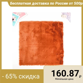 

Artificial fur for creativity, density 600 gr "Caramel" 30x30 cm 4449459