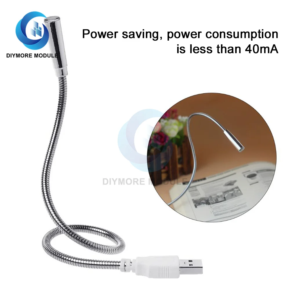 2x/1x USB LED Tragbare Biegbar Mini Licht Lampe Für PC Laptop Power