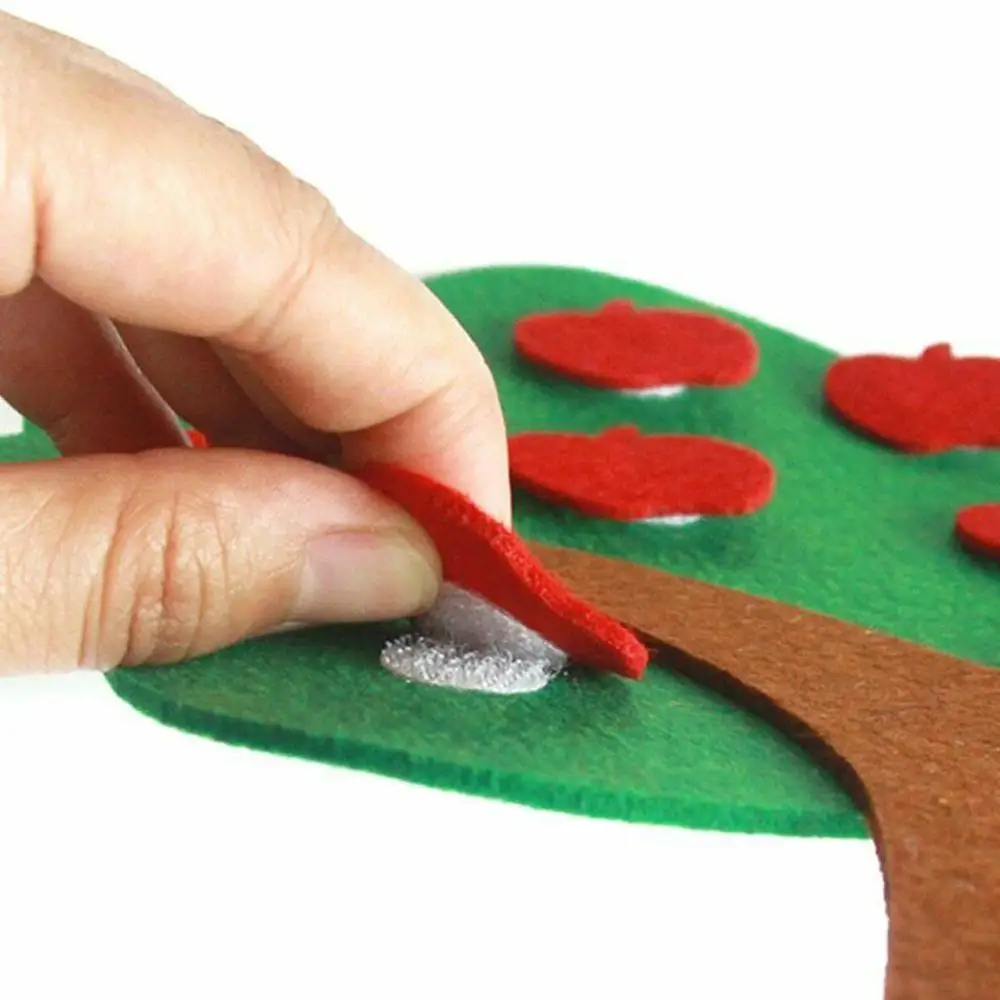 Обучающие средства деревья Математика Обучающие игрушки Детский сад DIY тканевые Обучающие Игрушки для раннего развития