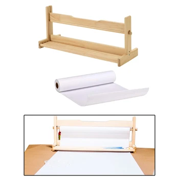 

2x Paper Roll Dispenser Arts Crafts Easel Paper Roll for Kids Sketching Painting
