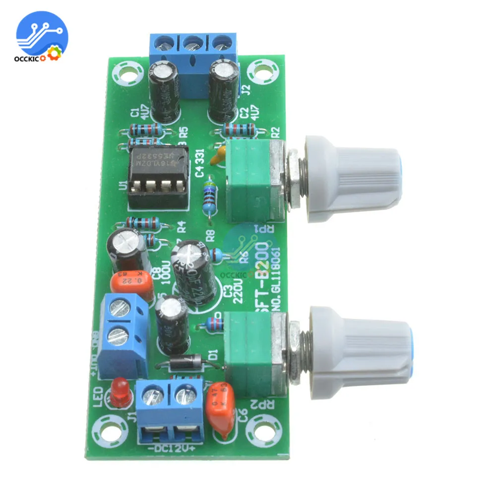 Предусилитель стерео NE5532 Tone Board DC 10 24V сабвуфер низкочастотный фильтр Модуль FR 4 PCB
