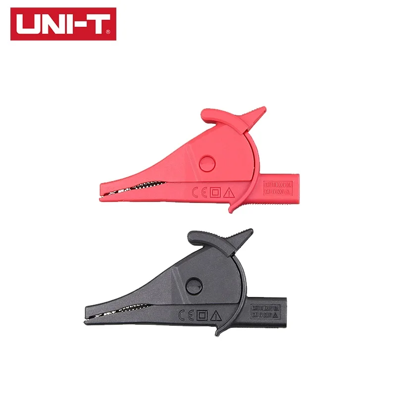 

UNI-T UT-C02A Through Hole Alligator Clip Banana Interface Straight Plug Crocodile Clip For Multimeter Probe Battery Test