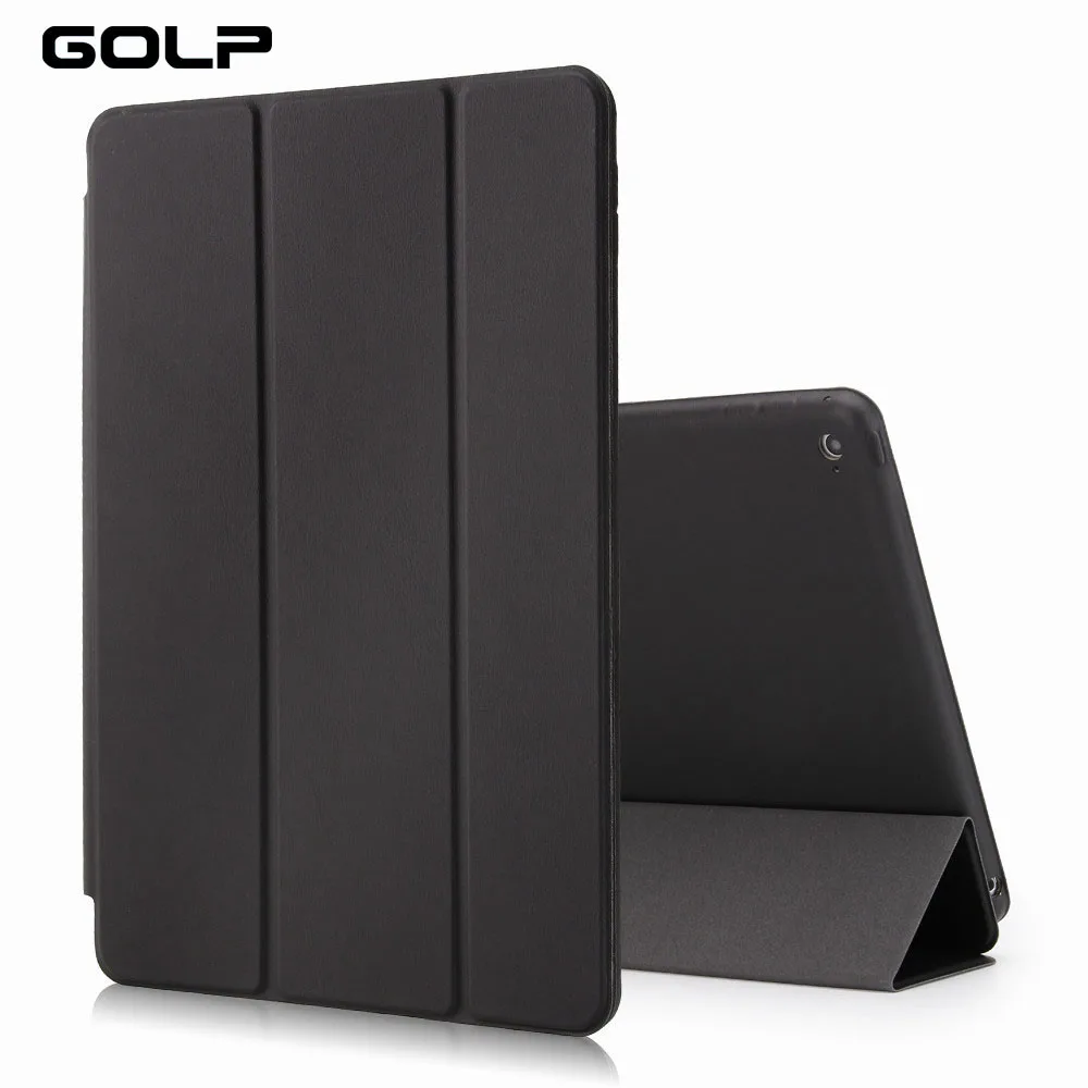 Чехол для iPad 2018 2017 9 7 дюйма GOLP из искусственной кожи ударопрочный смарт чехол mini 1 2