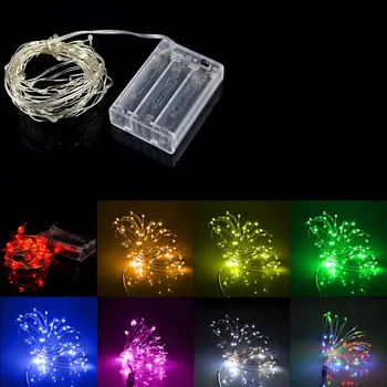 

2m/3m Copper Wire Battery Box Garland 20/30 LED Wedding Decoration for Home Decoration Fairy for Party Decoration String Light