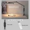 Long Arm Clip-on Lamp Adjustable Brightness Remote Control Touch Dimmer LED Table Lamp For  Reading Room Business Office Work 4