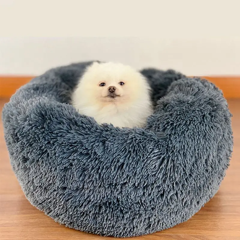 

Super Soft Dog Bed Washable long plush Dog Kennel Deep Sleep Dog House Velvet Mats Sofa For Dog Chihuahua Dog Basket Pet Bed