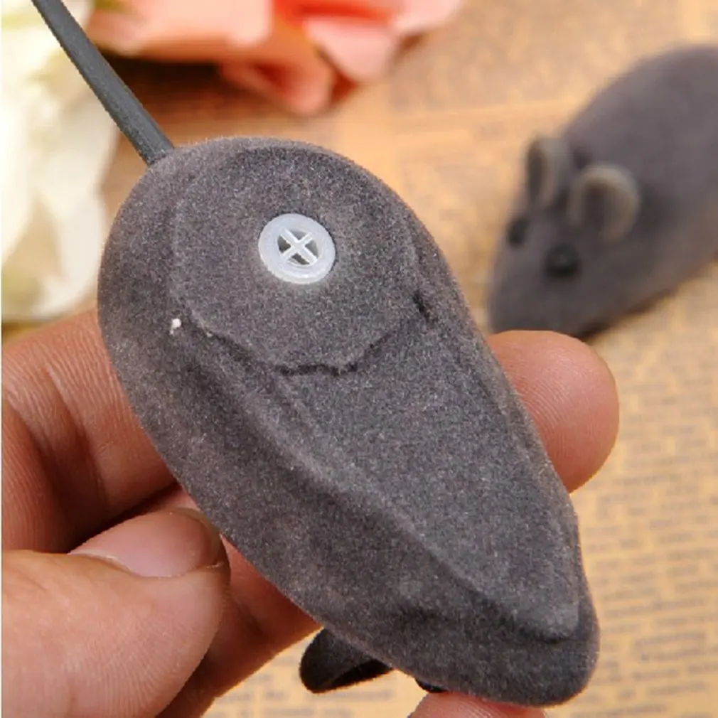 Funny Cat Squeaky Mouse Toy Dog Cat Kitten Chewing Toys Mice Mouse Cat Animal Toys Pets Supplies Interactive Sounding Rubber 1pc