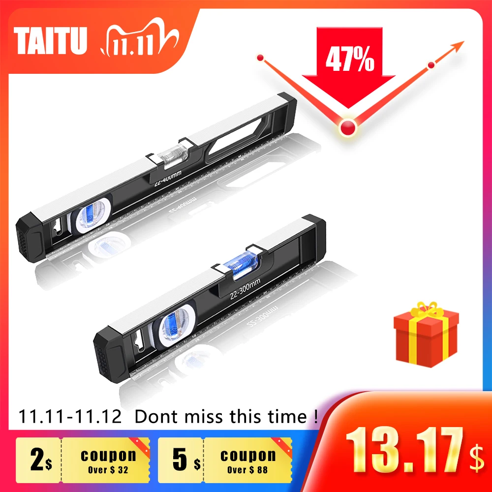 

Precision Level Ruler 800 Mm Measurement Instrument Aluminum Spirit Bubble Level For Instrumentation Easuring Tools
