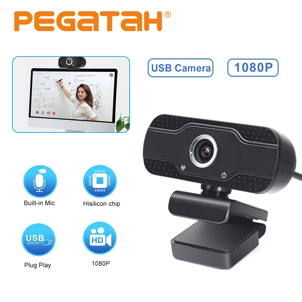 Web camera 1080P Full HD webcam mini USB Camera Web with microphone Camera laptop Auto Focu Computer WebCamera usb Webcam for PC