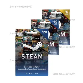

US Steam Gift Card exchange for Steam Wallet Recharge 5/10/15/20/25 USD