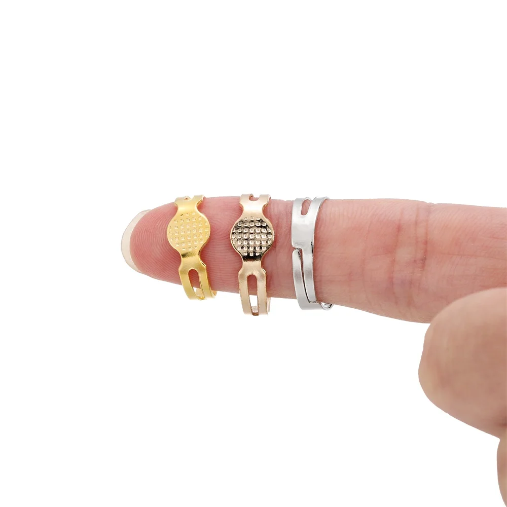 Gold Plated Adjustable Ring Settings for DIY Jewelry Making - 40 Pieces