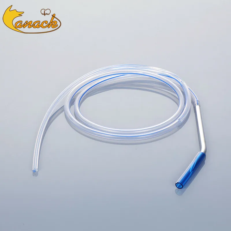 Canack Animal 100% Medical Silicone Round Channel Fluted Drains with trocar without trocar 1piece veterinary surgical instruments