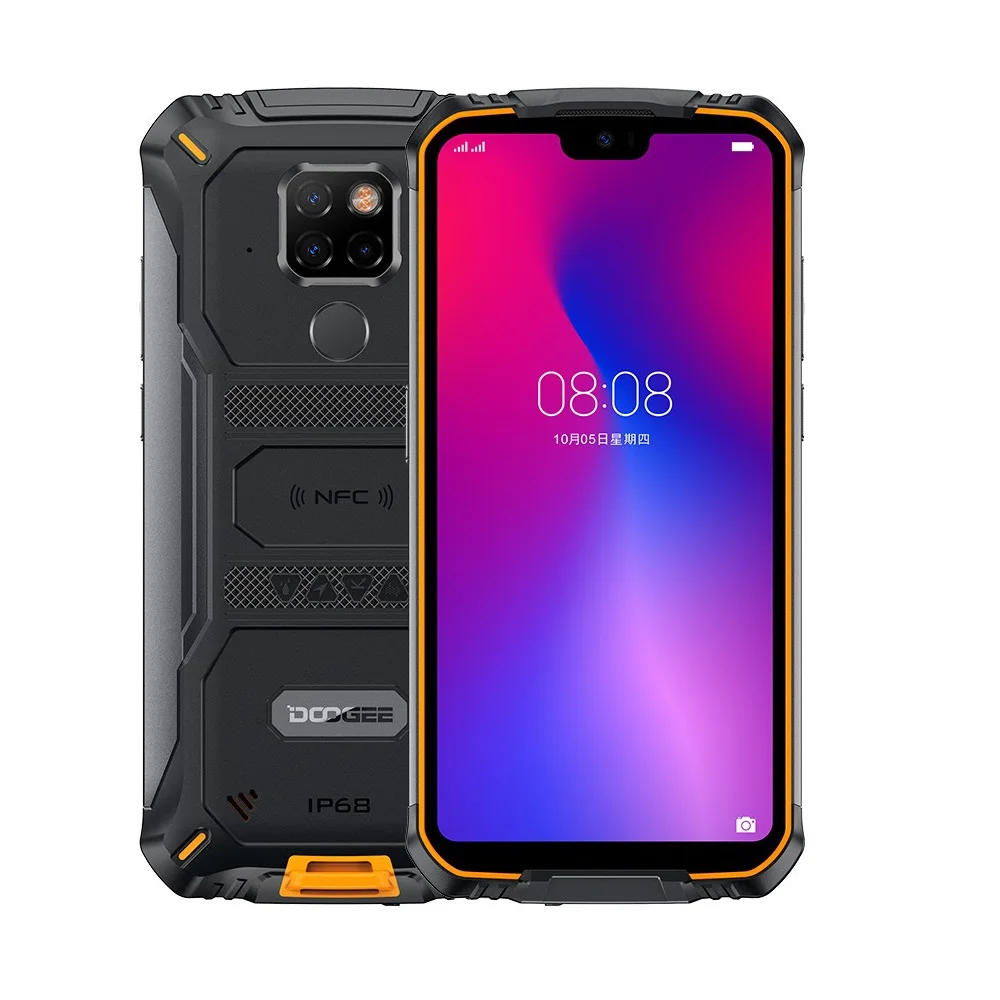 DOOGEE S68 Pro IP68 водонепроницаемый прочный телефон 6 ГБ+ 128 Гб FHD+ смартфон 21MP AI Triple 6300 мАч камера мобильный телефон NFC