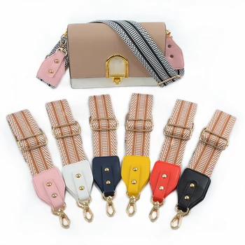 

Colored weave Belt Bags gift Accessories for Women Decompression Adjustable shoulder bag Hanger Handbag Straps Decorative Handle