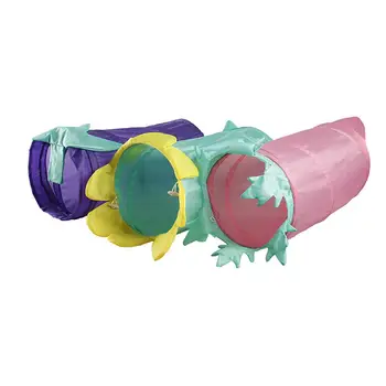 

TPFOCUS Funny Hide Folding Tunnel Interactive Toy for Pet Cat Supplies Puppy Ferrets Rabbit Play Dog Tunnel Tubes