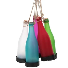 Светодиодный в форме винной бутылки на солнечной батарее в форме пробки Строка Дерево светильник Ночная Фея открытый светильник