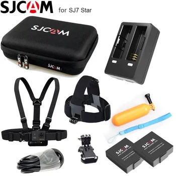 

SJCAM SJ7 Star Battery Accessories Storage Bag 1000mAh Rechargeable Li-ion Battery Dual Slot Charger for SJCAM SJ7 Action Camera
