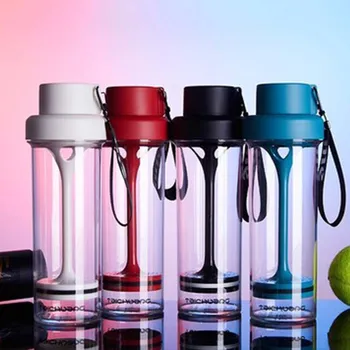 

Sports Drinking Bottle Portable Plastic Water Bottle Protein Shaker Gym Water Bottle Plastic Bottles for Drinks Bottle Sport