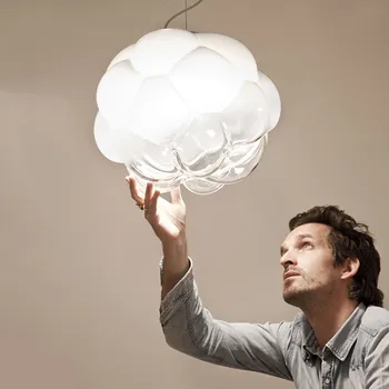 

Luxury Glass Spherical Led Chandelier Lighting 2020 Living Room Restaurant Bedroom Hanging Lights Simple Kitchen Bathroom Lamp