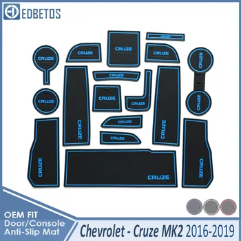 

Anti-Slip Mat For Chevrolet Cruze 2 2016 2017 2018 2019 mk2 Chevy Sedan Hatch Accessories Gate Slot Coaster Anti-Dirty Door