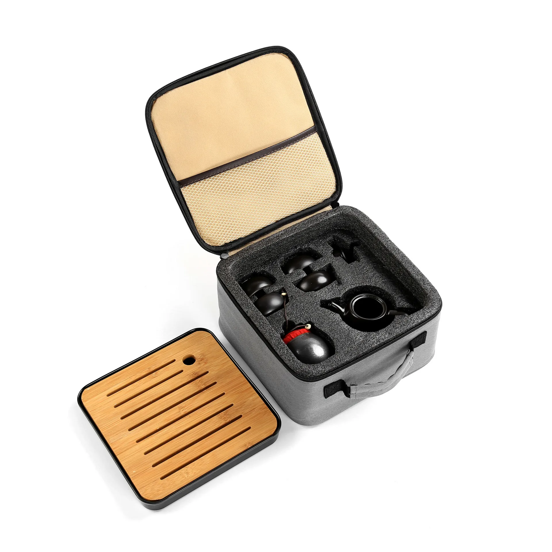  Chinese Travel Tea Set Ceramic Portable Teapot Porcelain Teaset Gaiwan Tea Cups Of Tea Ceremony Tea