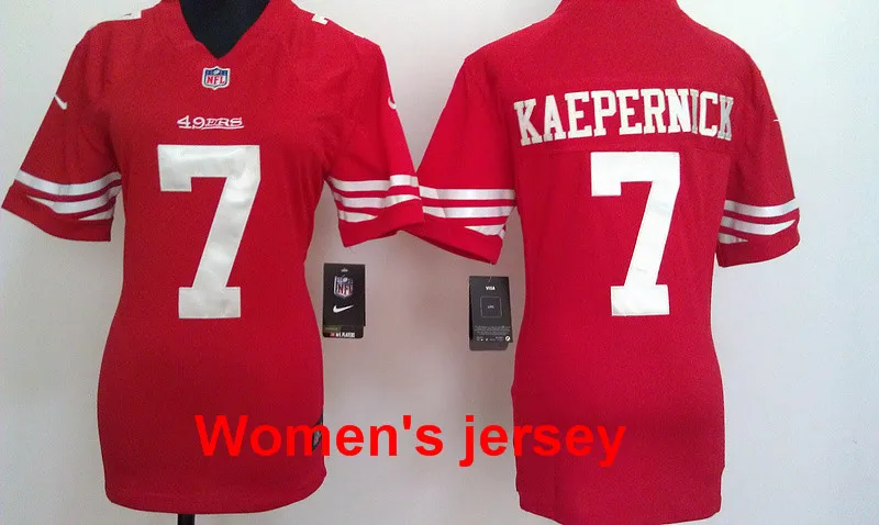 A+++ женщины все сшитые Сан-Франсиско s Joe Монтана 42 Ronnie Lott 80 Jerry Rice 82 Torrey Smith 81 Anquan Boldin Джерси - Цвет: Белый
