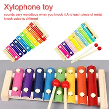 Музыкальный инструмент, игрушка в деревянной рамке, стиль ксилофона, детские музыкальные забавные игрушки, Детские обучающие игрушки, подарки