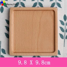 4 шт из массива дерева мозаика подложка DIY ремесло мозаика база