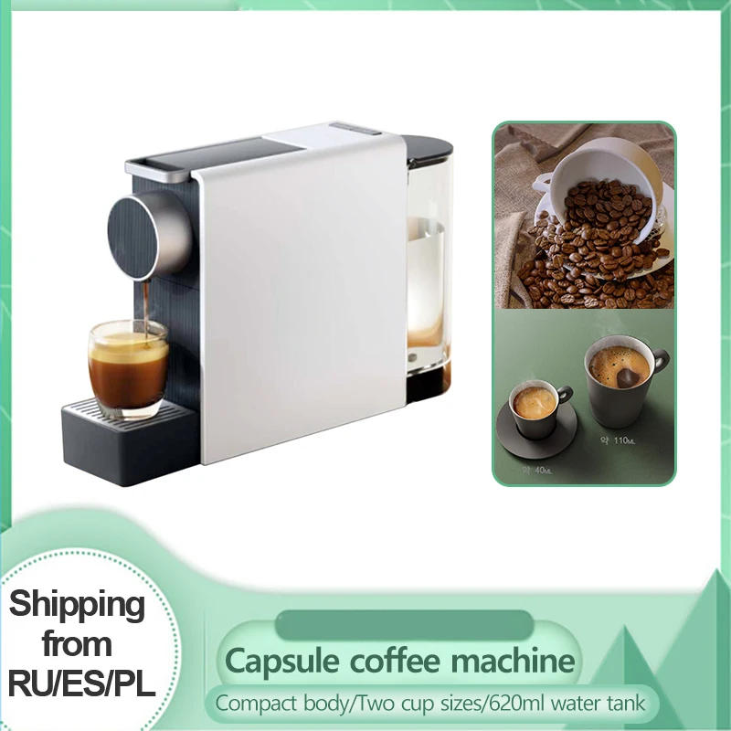 US $68.60 Capsule Coffee Machine Ground Espresso Coffee Maker Hot And Cold Extraction USB Electric Coffee Powder Making Mach
