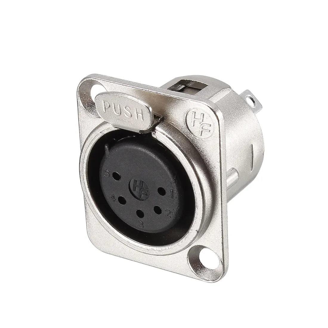 

uxcell 1Pcs XLR Male Jack Panel Mount For Microphone Connector Adapter Converter YL3079 for Mixers and Amplifiers