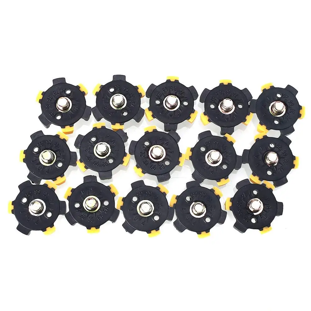 

Golf Shoe Spikes 14Pcs Cleat TPR Screw Fast Replacement Foot for Joy Sports Champ