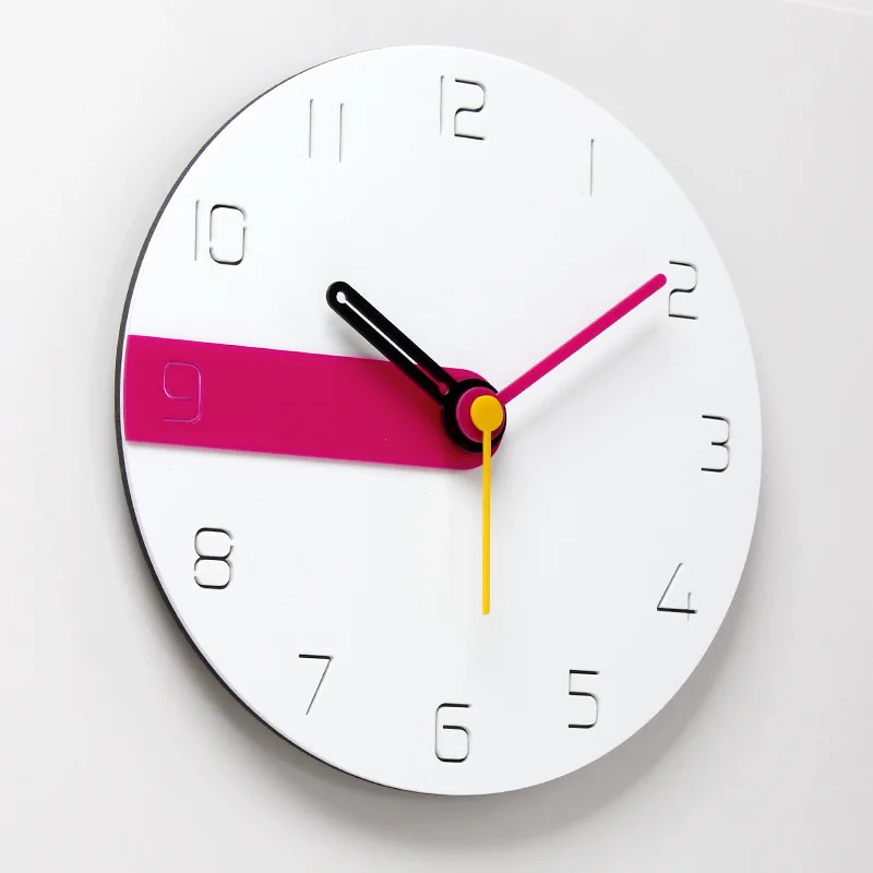 Кухонные настенные часы современный дизайн Новая мода спальня домашний декор бесшумные круглые кварцевые часы Horloge Murale настенные часы