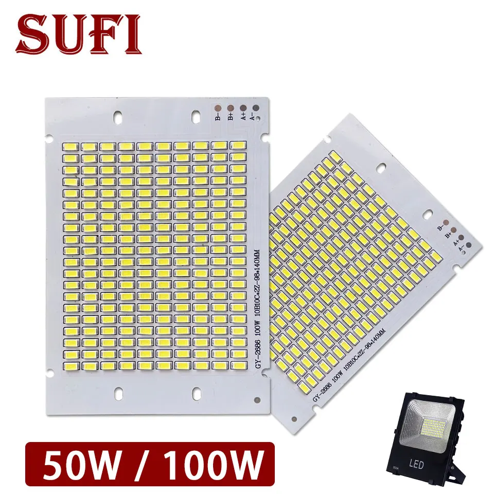 Светодиодный прожектор SMD5730 10 Вт 20 30 50 светодиодный источник освещения теплый