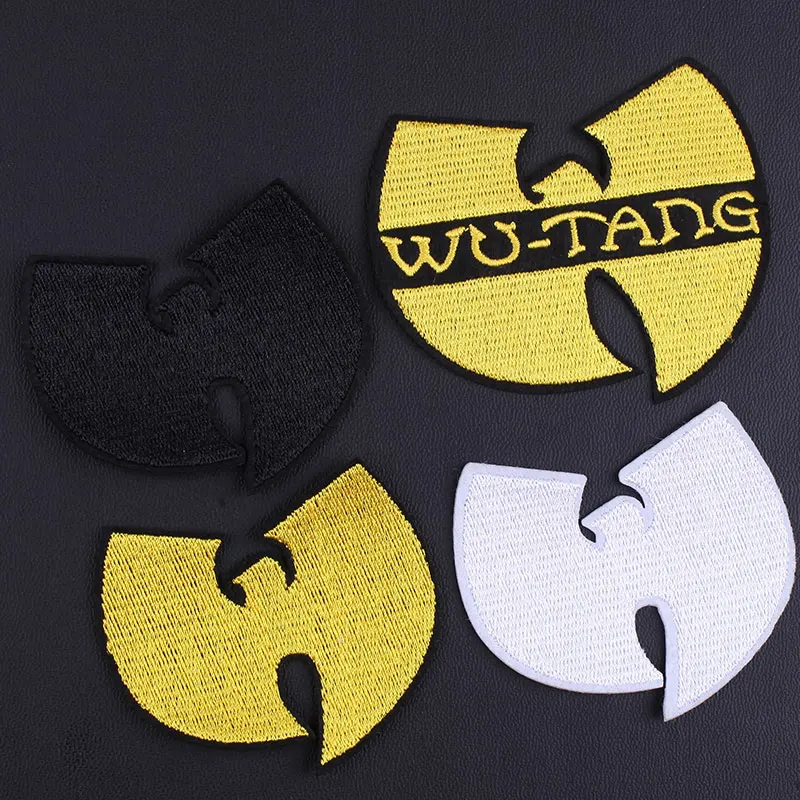 4 шт./лот Wu-tang Clan нашивка для рок-музыки термоклейкая наклейка на одежду патчи